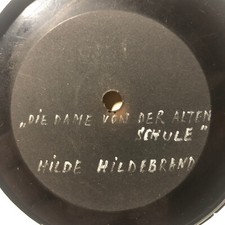 RUNDFUNK AUFNAHME Prop.konferenz,Hilde Hildebrandt seltenes Tondokument Decelith