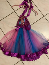 Meerjungfrau neckholder Kleid Kindergröße 140 Karneval Fasching & Accessoires