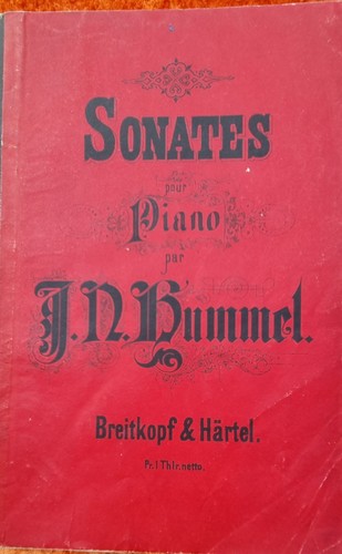 1870 hummel sonaten für - 1870, hummel: