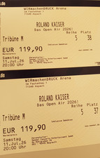 Roland Kaiser Konzertkarten 2x