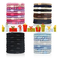 2026 Kknekki Haargummi Original Damen Hair Ties 10 Stück Modische Cotton Bands 