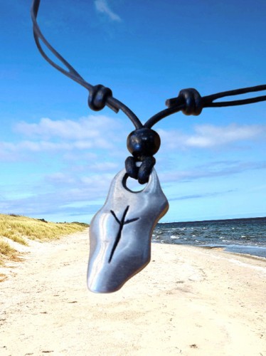Echt leder kette halskette mit - echt,