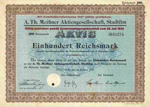 Meißner stadtilm 1925 - a., th.