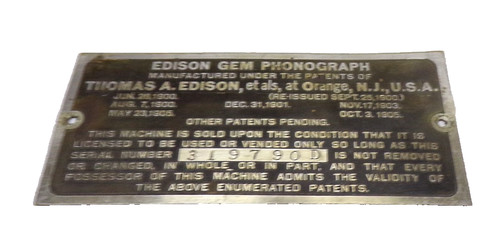 Edison red gem - edison, modell