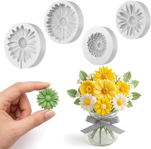 Stück silikonformen blumen - stück,