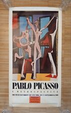 Pablo Picasso Original Poster Ausstellung MoMA 1980 Retrospektive "Der Tanz"