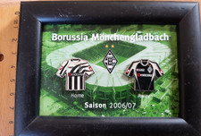 Borussia Mönchengladbach Vereins Trikot PIN-Rahmen 2006/07 - Sammlung Auflösung
