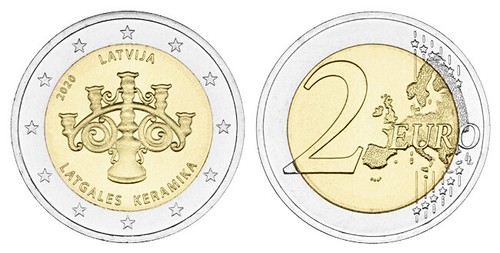 Lettland euro latgalische - lettland,