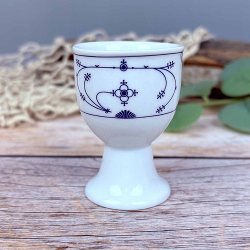 Eierbecher 7cm indisch blau - eierbecher,