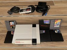 Nintendo NES Konsole mit 1 Controllern, 6 Spiele, Kabel - funktionsfähig