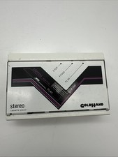 GOLDHAND CS-110 Stereo Cassette Player tragbarer Kassettenspieler 80er Retro