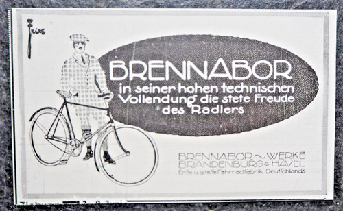 Brennabor fahrradfabrik alte - ,,