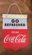 Coca-Cola Metal Banner -
