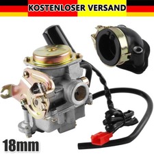 Motorrad Vergaser für Rex RS 400/RS 450/RS 460/GY6 50/GY6 50cc Roller Moped 18MM