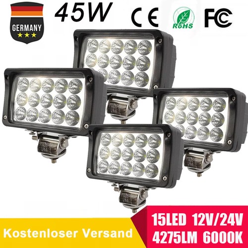 45w led arbeitsscheinwerfer - 4x,