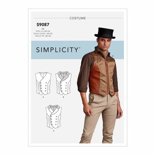 Schnittmuster steampunk weste - schnittmuster,