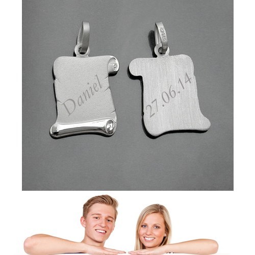 Partner gravur anhänger - partner,