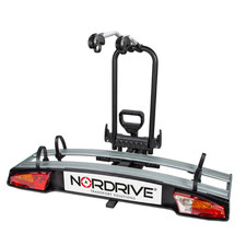 Fahrradträger Anhängerkupplung Auto 2 Fahrräder Mtb E-Bike Stahl Scheinwerfer Rückleuchten