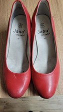 Jana Pumps Rot Größe 41 Weite H (Weit) Sehr Bequem Seltenst Getragen.