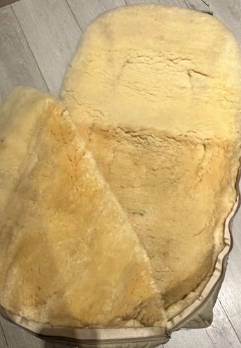 Echtes lammfell fußsack - echtes,