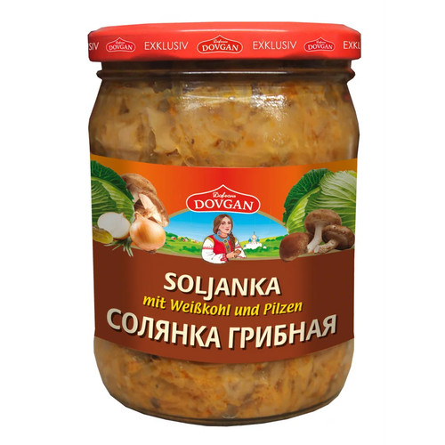 Dovgan soljanka mit weißkohl - soljanka,