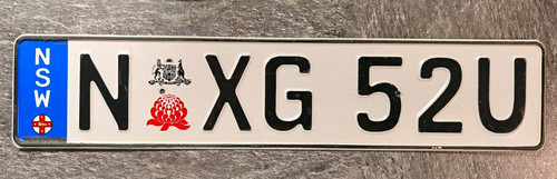 Selten nummernschild australia - nummernschild,