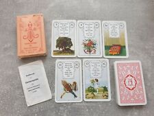 Rote Eule Lenormand ~ Wahrsagekarten ~ 1970 ~ Sonderauflage Time-Life ~ No 12271