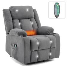 Fernsehsessel Massagesessel Relaxsessel mit Elektrisch Aufstehhilfe Heizfunktion