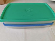2 x Tupperware Gefrierbehälter 0,6 l Rechteckig