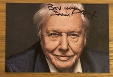 Sir David Attenborough, Leben auf der Erde, Der lebende Planet, Foto, handsigniert, 6x4