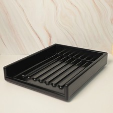 Helit 61094 Ablage W. Zeischegg Desk Tray Schwarz 70er Designklassiker Vintage