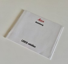 Leica minilux Anleitung GUTER Zustand