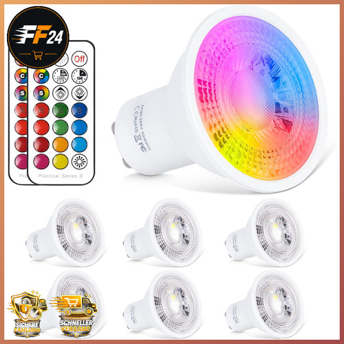 Led gu10 lampe rgb - gu10, warmweiß