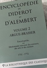 Encyclopedie diderot et - encyclopedie,