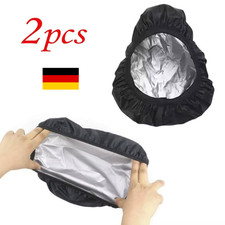 2x Sattelüberzug Schwarz