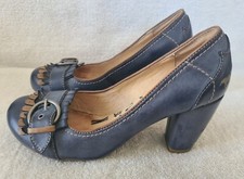MUSTANG LEDER DAMEN PUMPS BLAU
