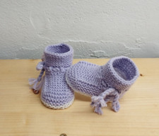 Babyschuhe, gestrickt