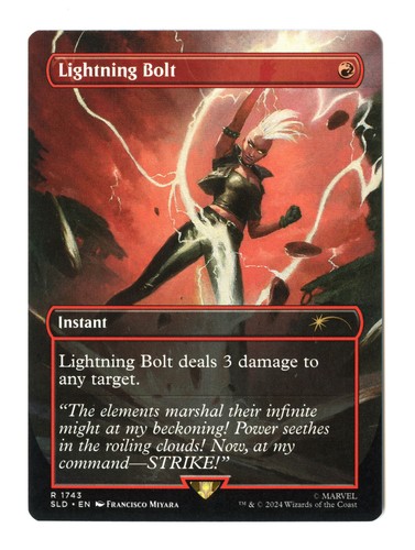 Mtg lightning bolt - lightning, secret