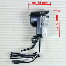 Axa Pico 30 Led Scheinwerfer mit Halter für Nabendynamo oder 6 Volt E-Bike Akku