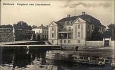 Karlskrona Blekinge Schweden Sverige 1923 Kungsbron Brücke Länsresidenset Palast