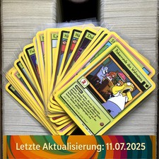 Simpsons Sammelkartenspiel Horror - Einzelkarten zum Aussuchen - TCG 2002
