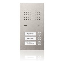 Ritto Türstation Anlage Haustelefon Edelstahl Audio Acero Einbaulautsprecher 3WE