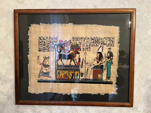Papyrus bild aus ägypten - bild,