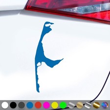 Sylt Aufkleber Insel Umriss