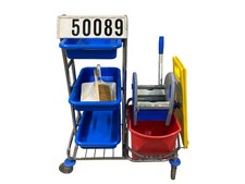 Vermop Reinigungswagen Putzwagen Servicewagen mit Mopp-Presse 50089