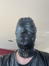 Coole Latex Maske mit Abdeckungen  Gr. XL NP 195 €, no DEMASK Bondage