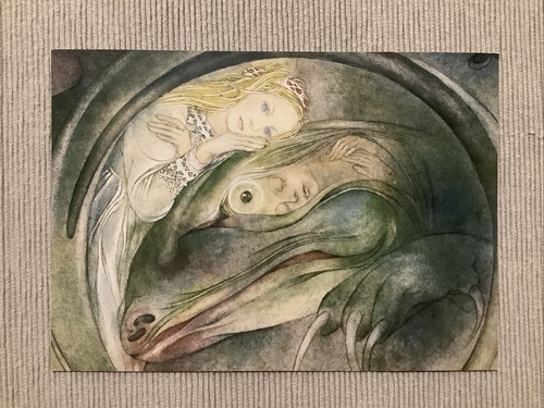Postkarte das dritte auge - dritte,
