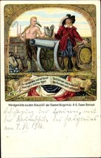 Ak Borbeck Essen im Ruhrgebiet, Essener Bürgerbräu AG, Wandgemälde... - 11045313