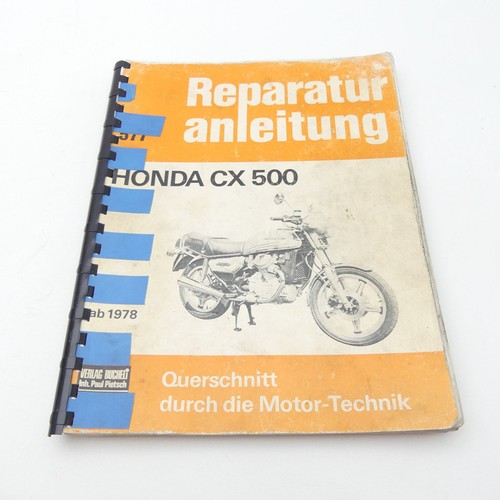 Honda 500 werkstatthandbuch - cx,