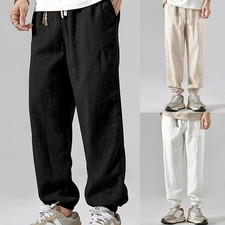 Leichte drapierte Herrenhose